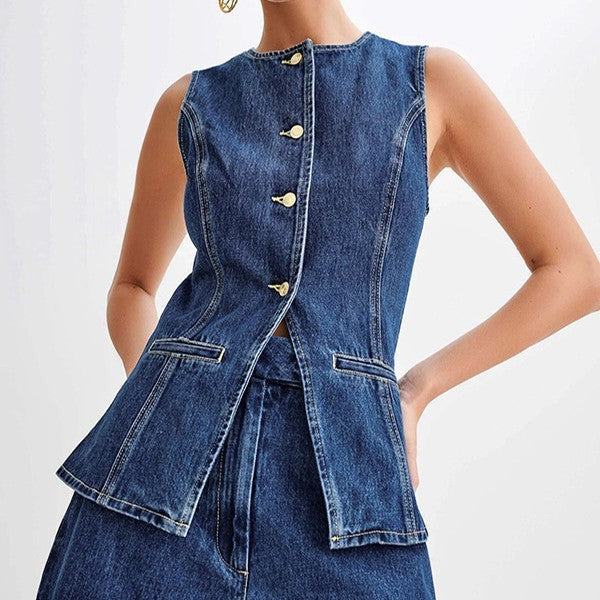 Arlisse Denim Summer Set