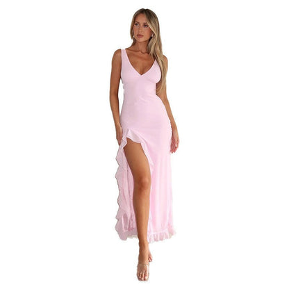 Elaris Ruffle Evening Dress