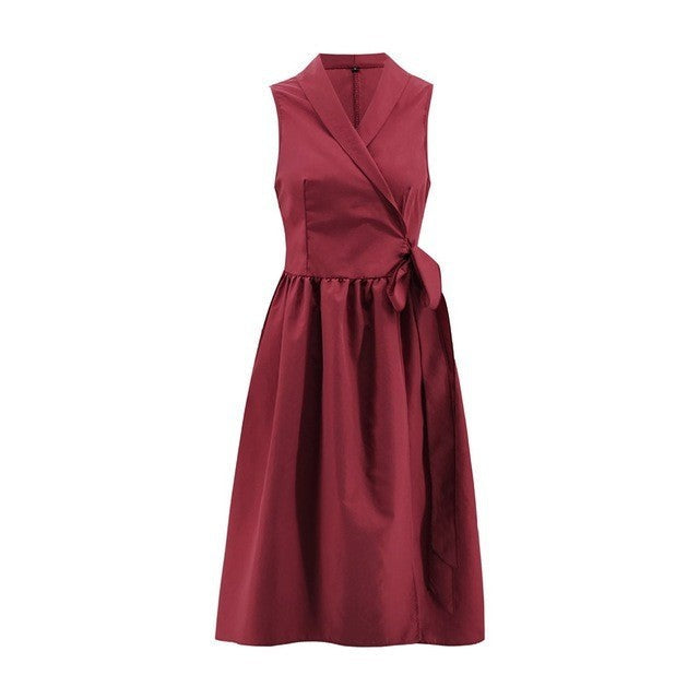 Veyra Belted Midi Dress