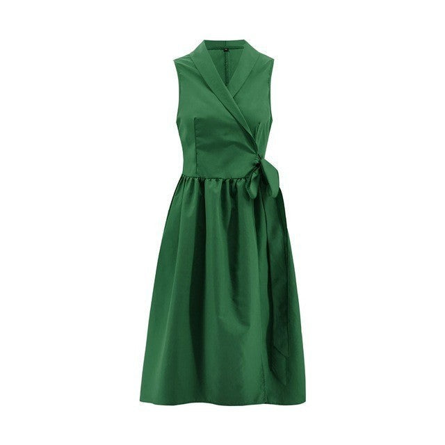 Veyra Belted Midi Dress